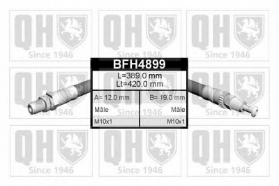 QUINTON HAZELL bfh4899 -  Тормозной шланг